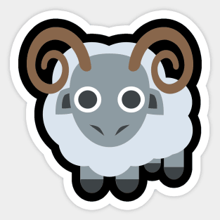 Ram emoji los angeles Sticker